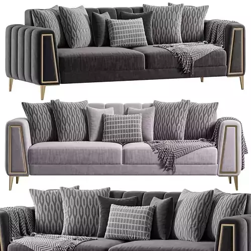 Alanis Gold Kanepe Sofa