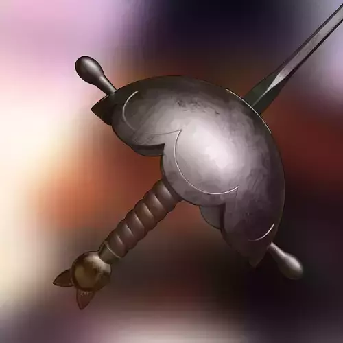 cat sword - puss in boots 2 3D print model 3D print model
