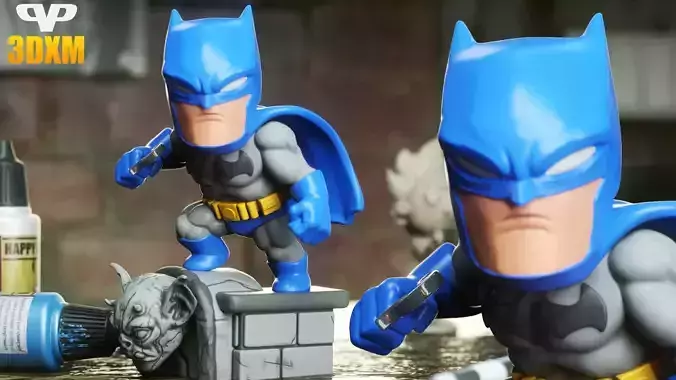 Batman Hush Chibi STL for 3D Printing ChibiSTL 3DXM 3D print model