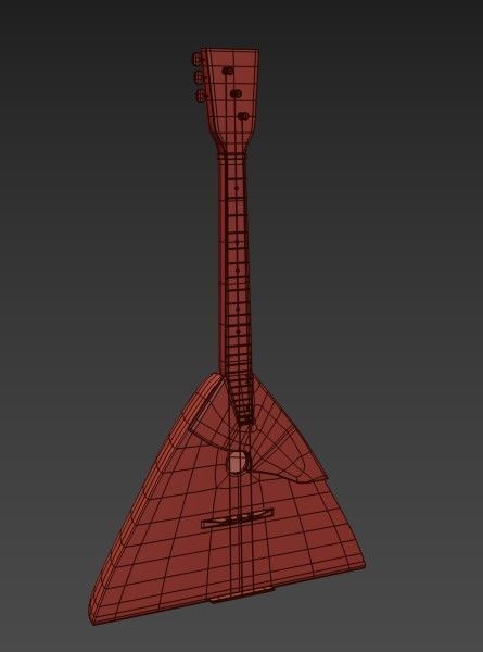 Balalaika prima 3D model_3