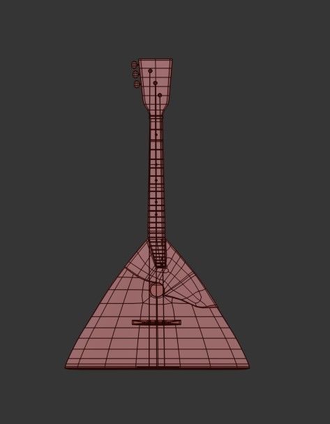 Balalaika prima 3D model_4