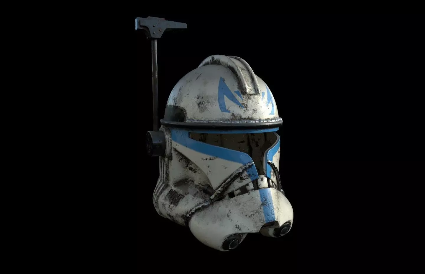 Captain Rex Clone Trooper Helmet 3d digital download 3D print model