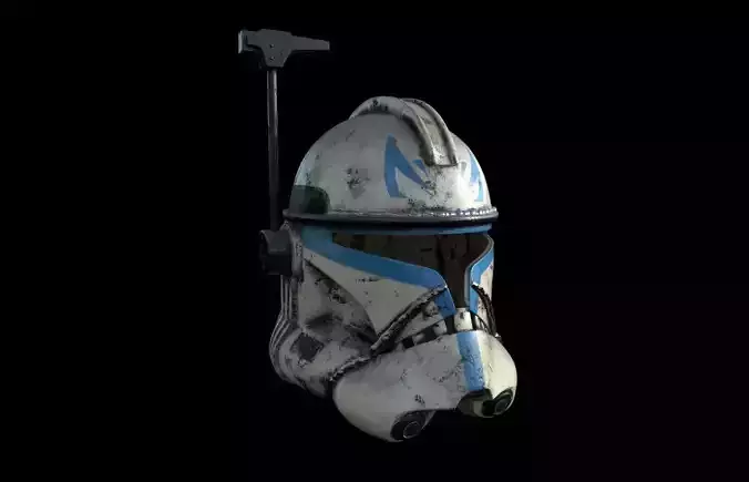 Captain Rex Clone Trooper Helmet  3d digital download 3D print model