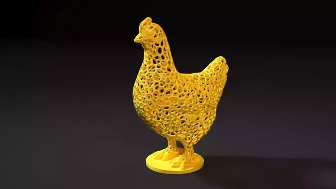 Chicken 3D print model