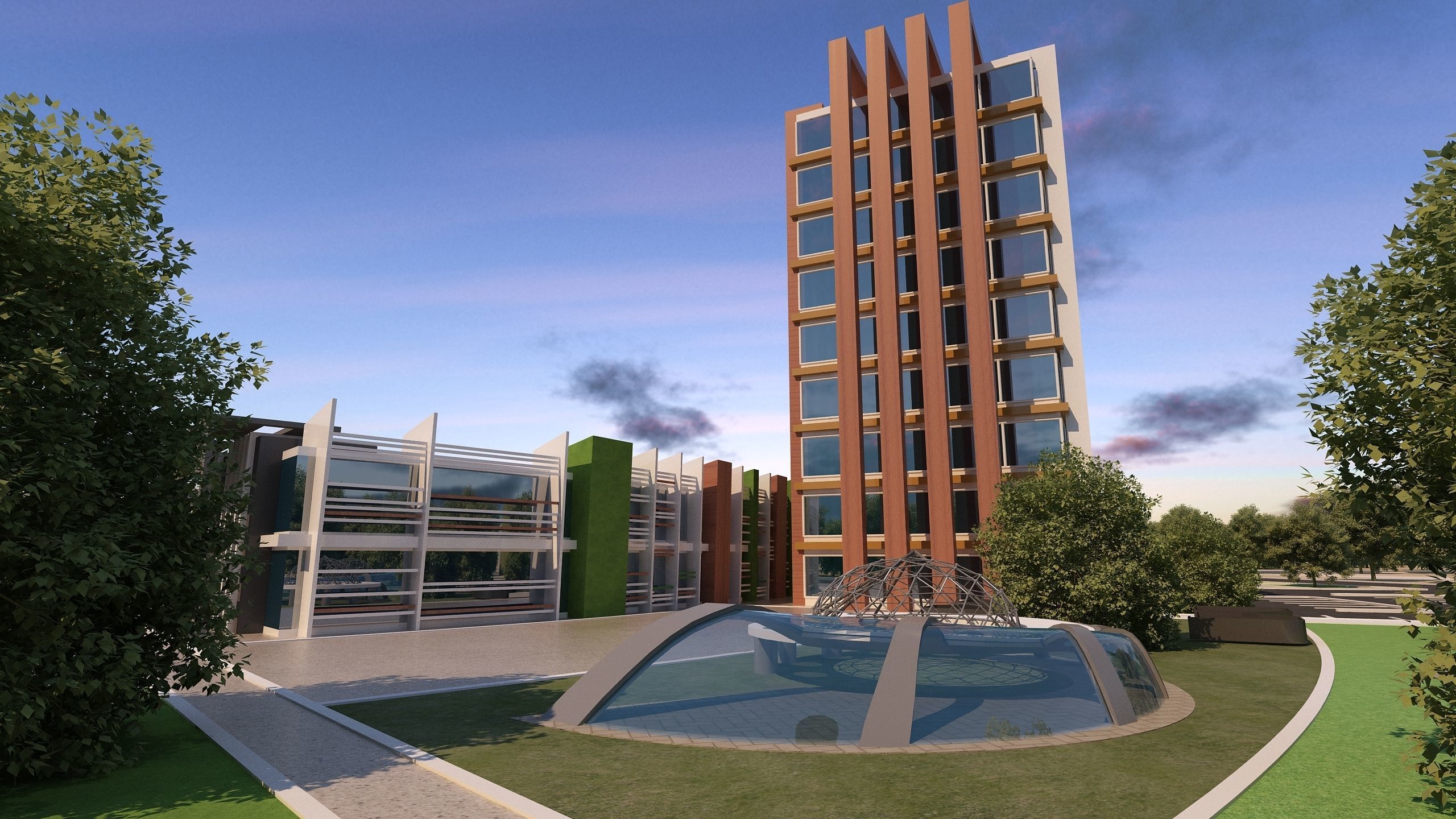 0071 - Financial Center - 2021 - 01 - 2Ds Plans - 3Ds Files 3D model_10