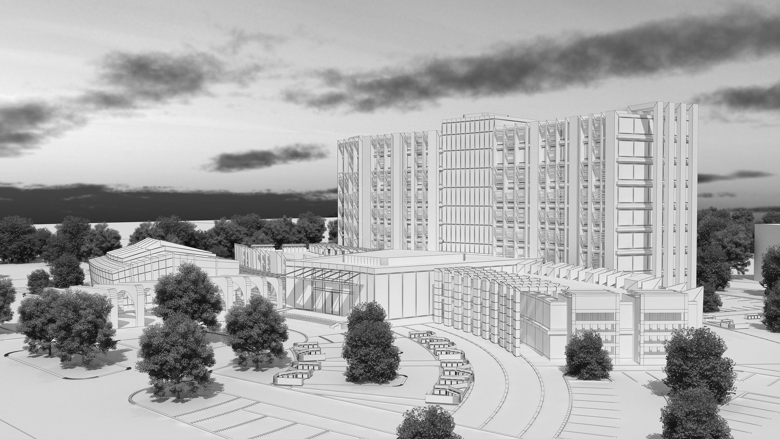 0071 - Financial Center - 2021 - 01 - 2Ds Plans - 3Ds Files 3D model_14