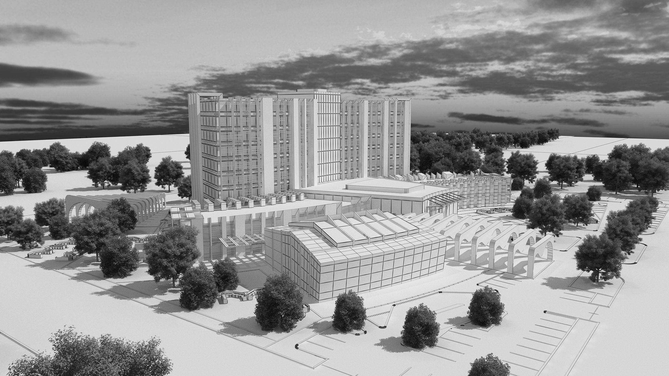 0071 - Financial Center - 2021 - 01 - 2Ds Plans - 3Ds Files 3D model_12
