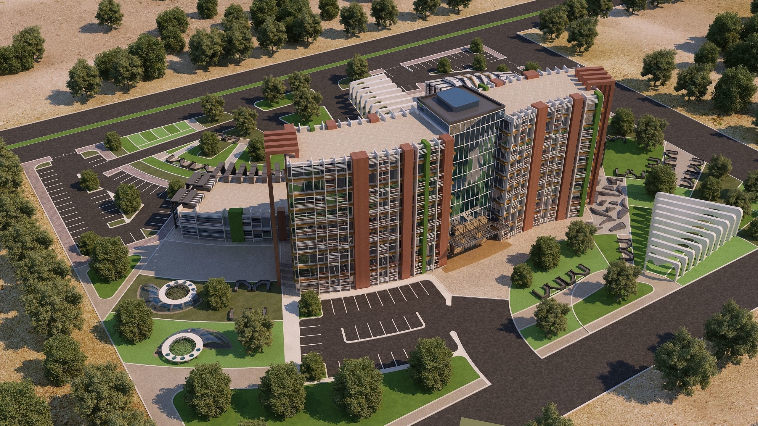 0071 - Financial Center - 2021 - 01 - 2Ds Plans - 3Ds Files 3D model_5