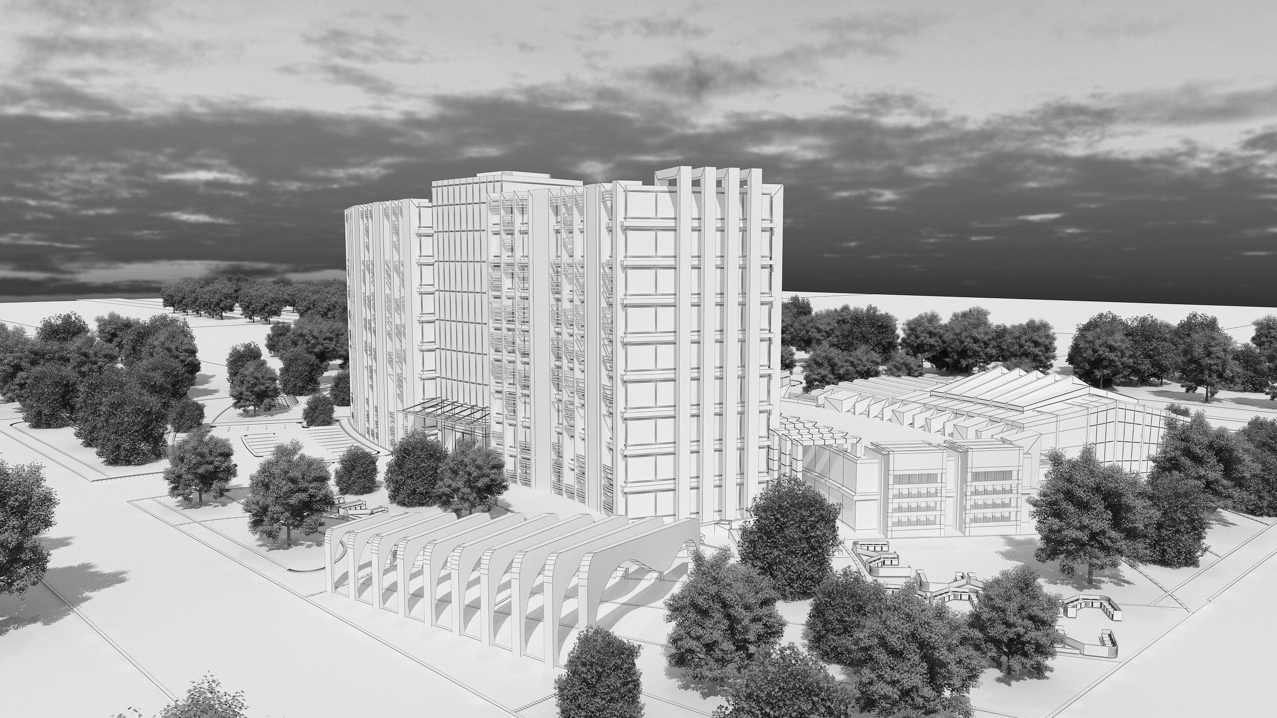 0071 - Financial Center - 2021 - 01 - 2Ds Plans - 3Ds Files 3D model_15