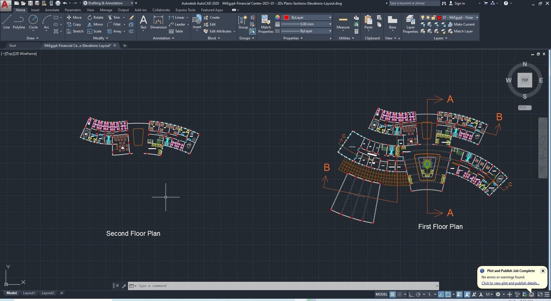 0071 - Financial Center - 2021 - 01 - 2Ds Plans - 3Ds Files 3D model_29