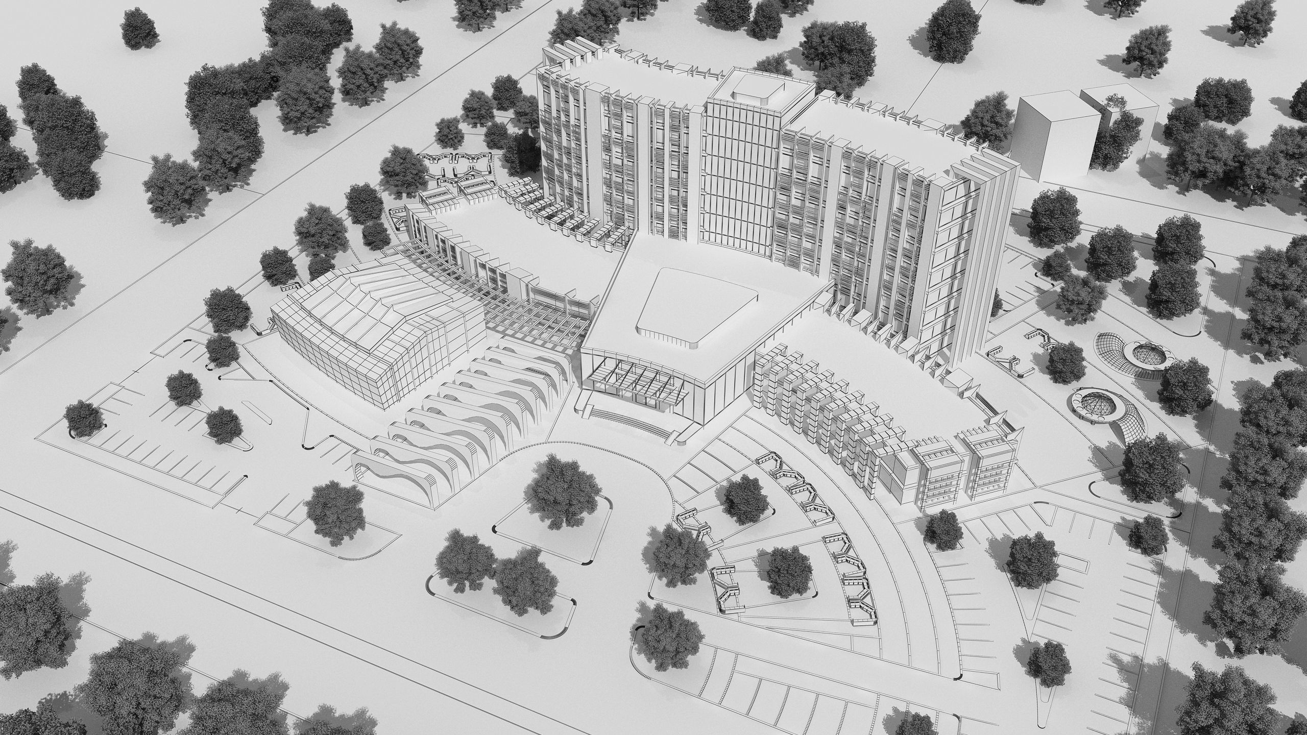 0071 - Financial Center - 2021 - 01 - 2Ds Plans - 3Ds Files 3D model_13