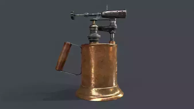 Blowtorch steampunk gas can