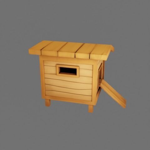 Farm prop pack - stylized Low-poly 3D model_37