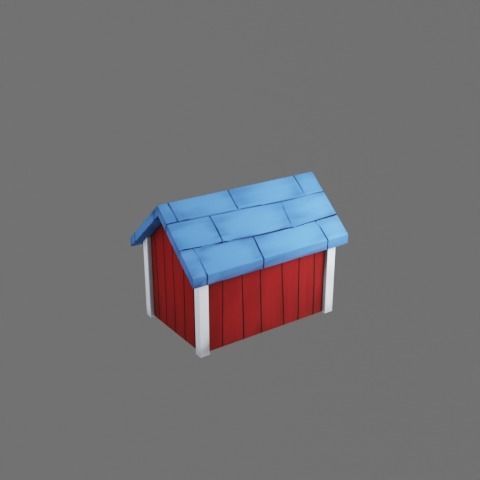Farm prop pack - stylized Low-poly 3D model_44