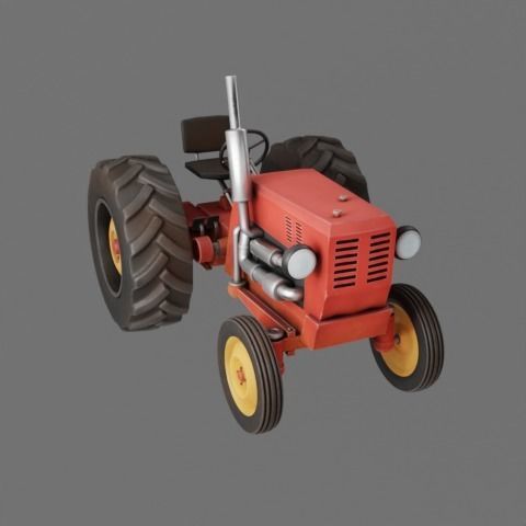Farm prop pack - stylized Low-poly 3D model_114