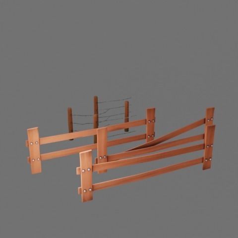 Farm prop pack - stylized Low-poly 3D model_52