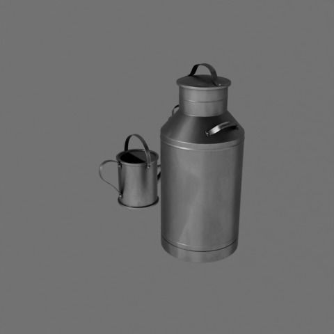 Farm prop pack - stylized Low-poly 3D model_137