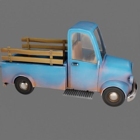 Farm prop pack - stylized Low-poly 3D model_118