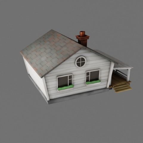 Farm prop pack - stylized Low-poly 3D model_78