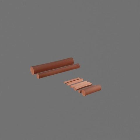 Farm prop pack - stylized Low-poly 3D model_128