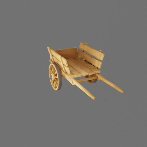 Farm prop pack - stylized Low-poly 3D model_27