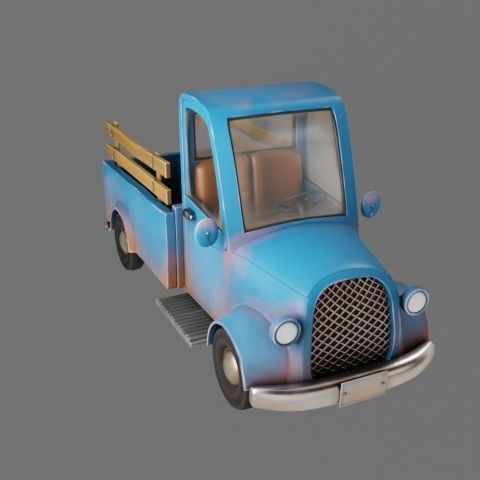 Farm prop pack - stylized Low-poly 3D model_117