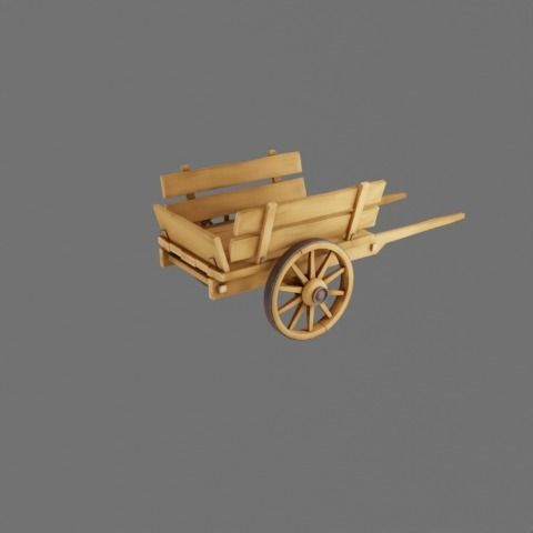 Farm prop pack - stylized Low-poly 3D model_29