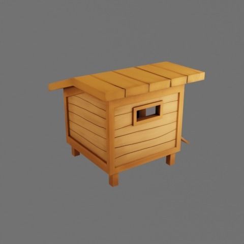 Farm prop pack - stylized Low-poly 3D model_38