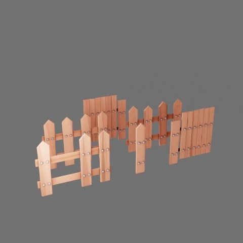 Farm prop pack - stylized Low-poly 3D model_50