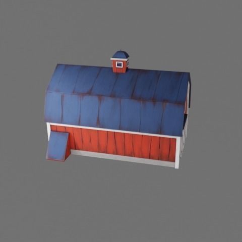 Farm prop pack - stylized Low-poly 3D model_25