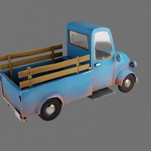 Farm prop pack - stylized Low-poly 3D model_119