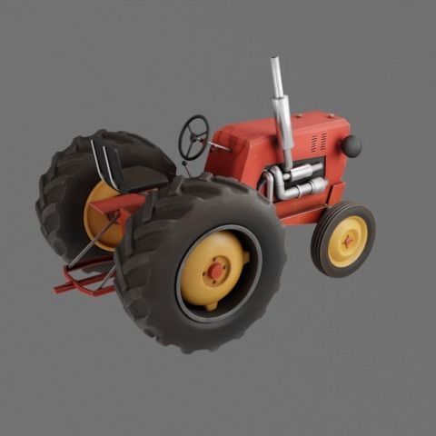 Farm prop pack - stylized Low-poly 3D model_116