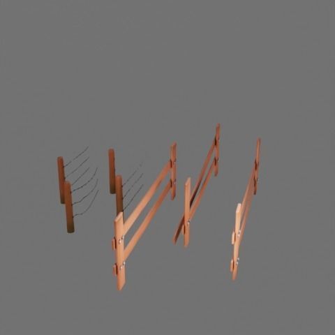 Farm prop pack - stylized Low-poly 3D model_51