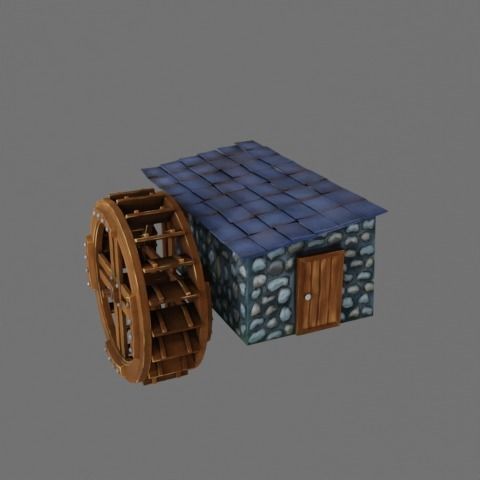Farm prop pack - stylized Low-poly 3D model_120
