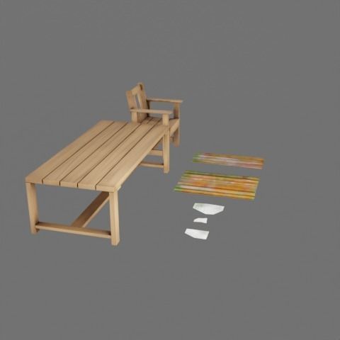 Farm prop pack - stylized Low-poly 3D model_67