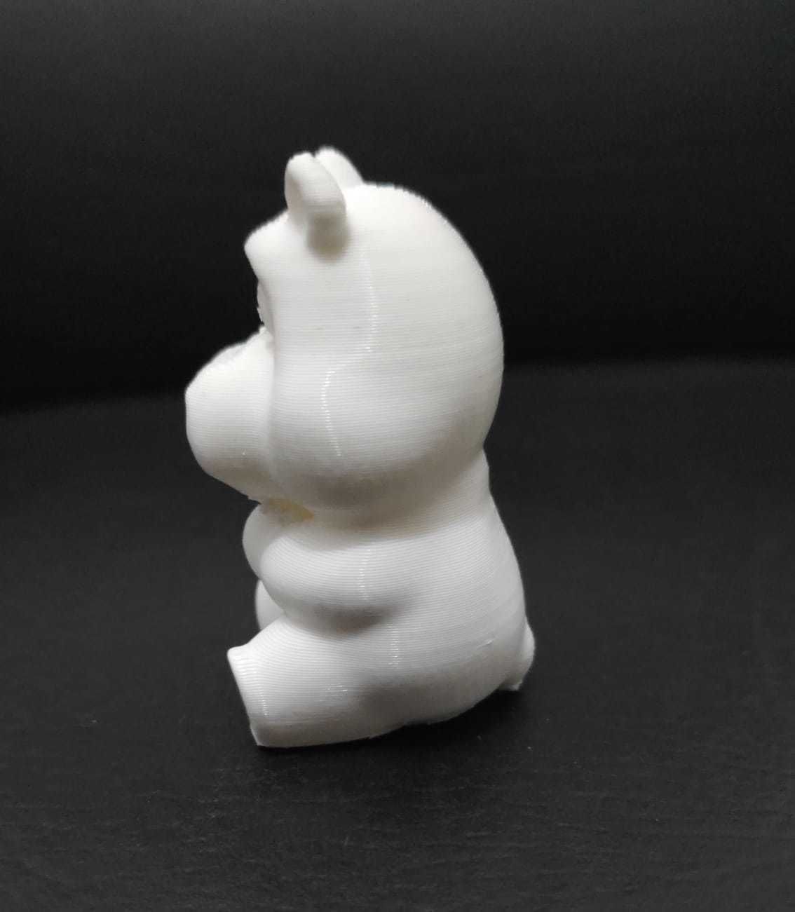 Sitting Hippo 3D print model_8