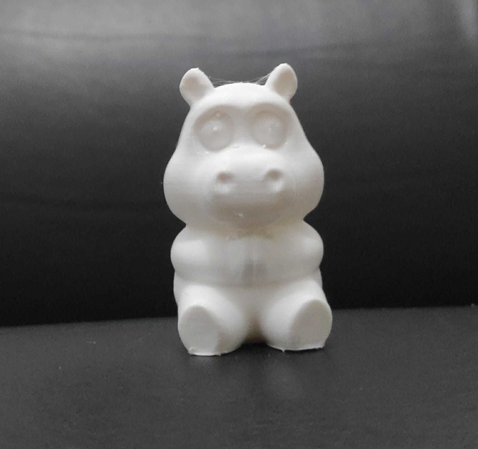 Sitting Hippo 3D print model_3