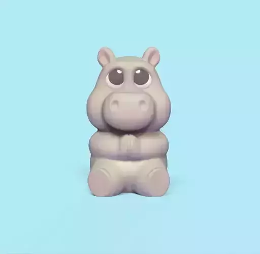 Sitting Hippo