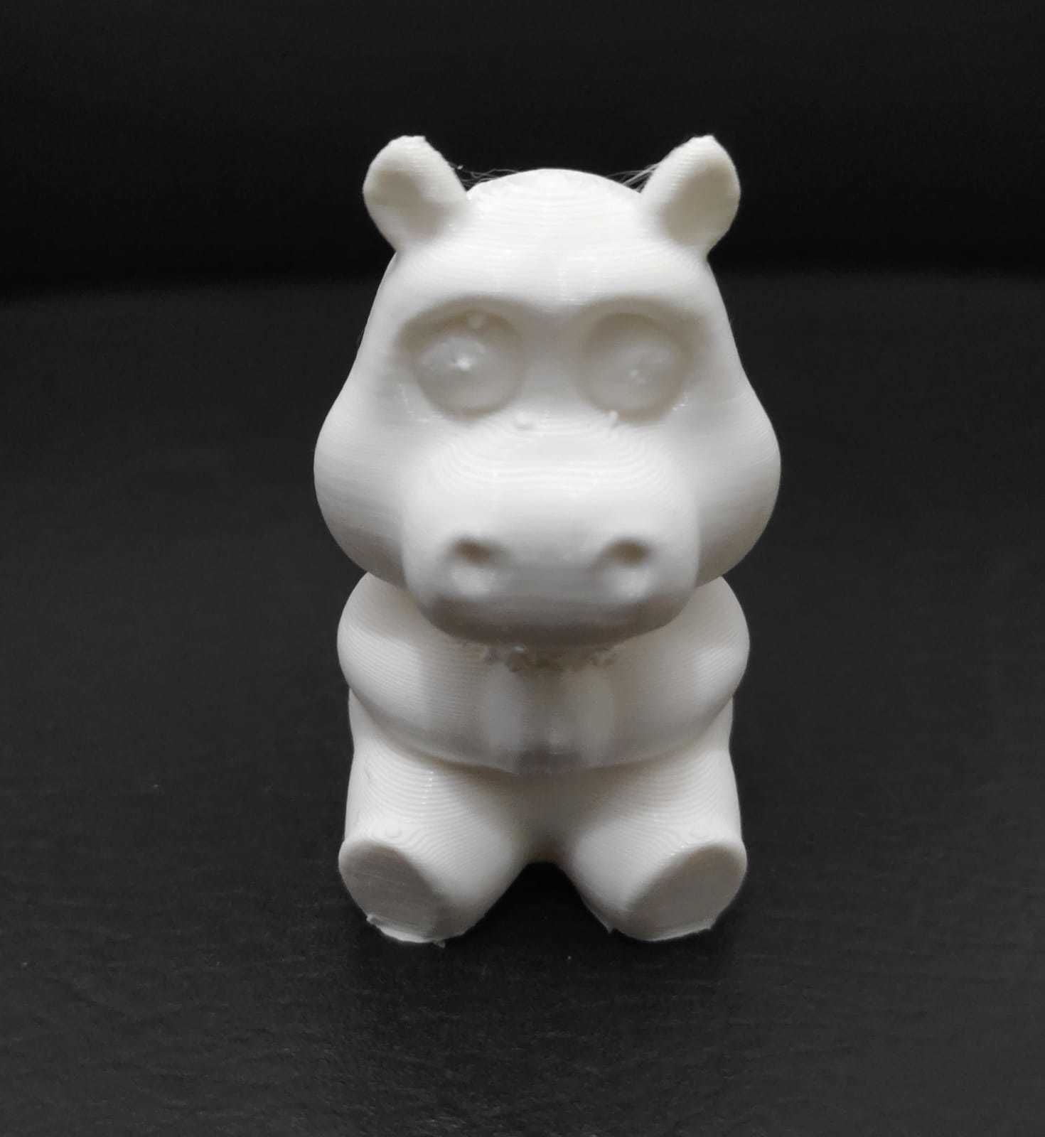 Sitting Hippo 3D print model_10