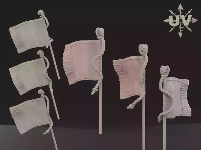 regimental standart 3D print model