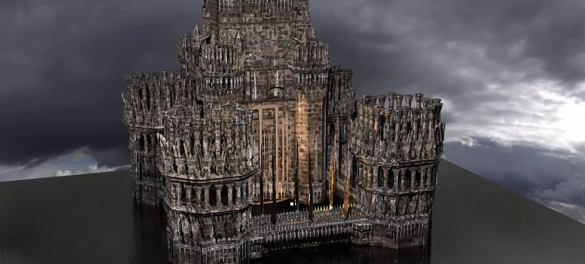 Haunted Ruins Celtic Kitbash 2  3D model_0