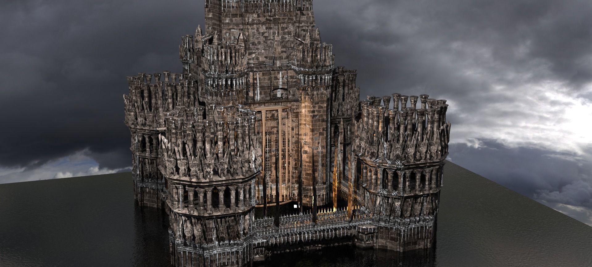 Haunted Ruins Celtic Kitbash 2  3D model_1