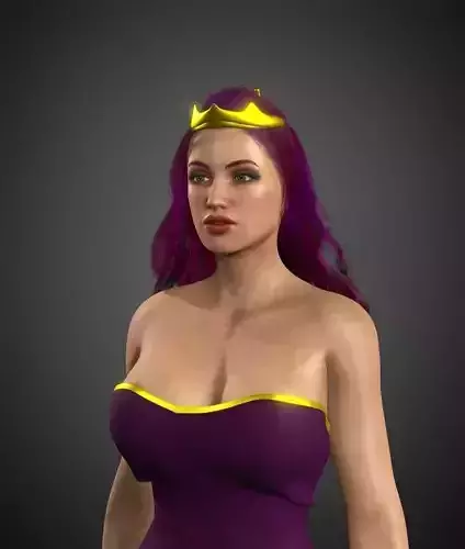 Realistic Female Character 11 3D model