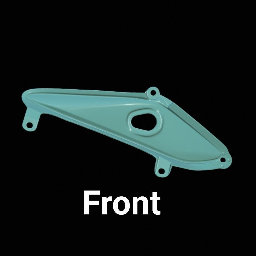 Adapter front turn signal 3D print model_2
