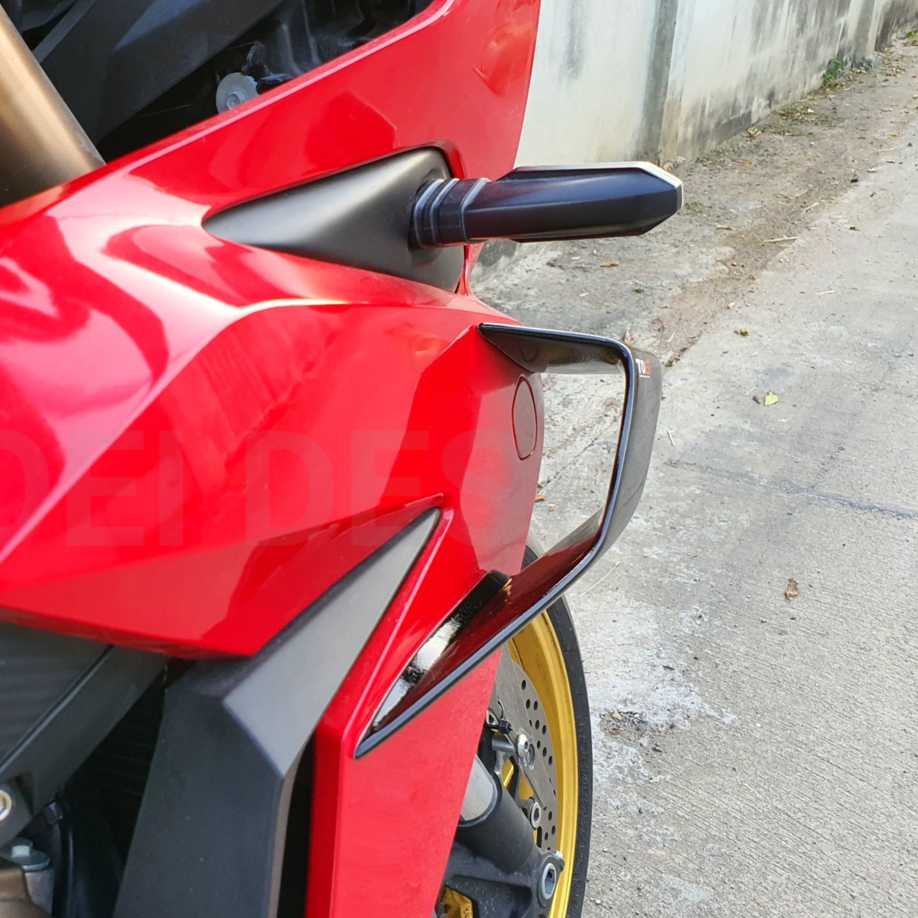 Adapter front turn signal 3D print model_5