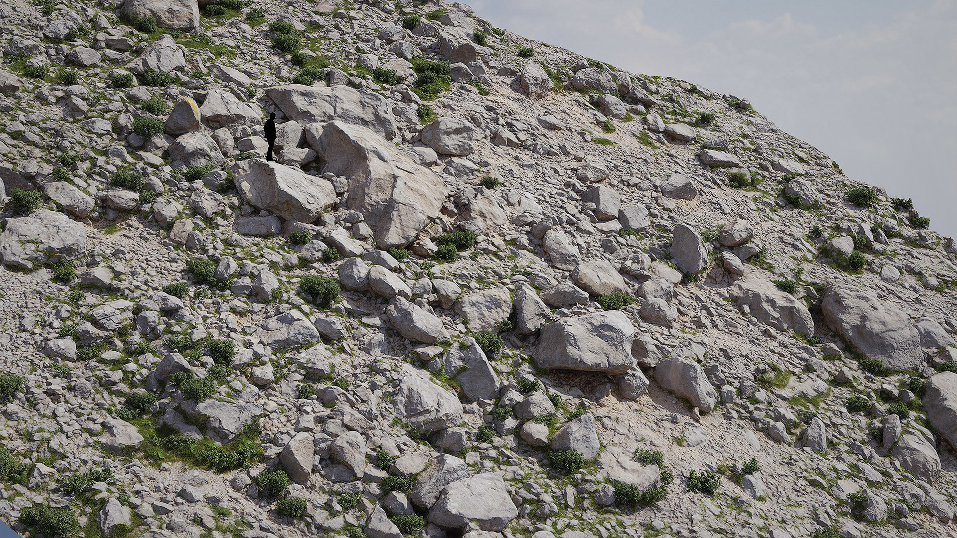 Big Mountain Cliff Rock Pack 3D Model Collection_12