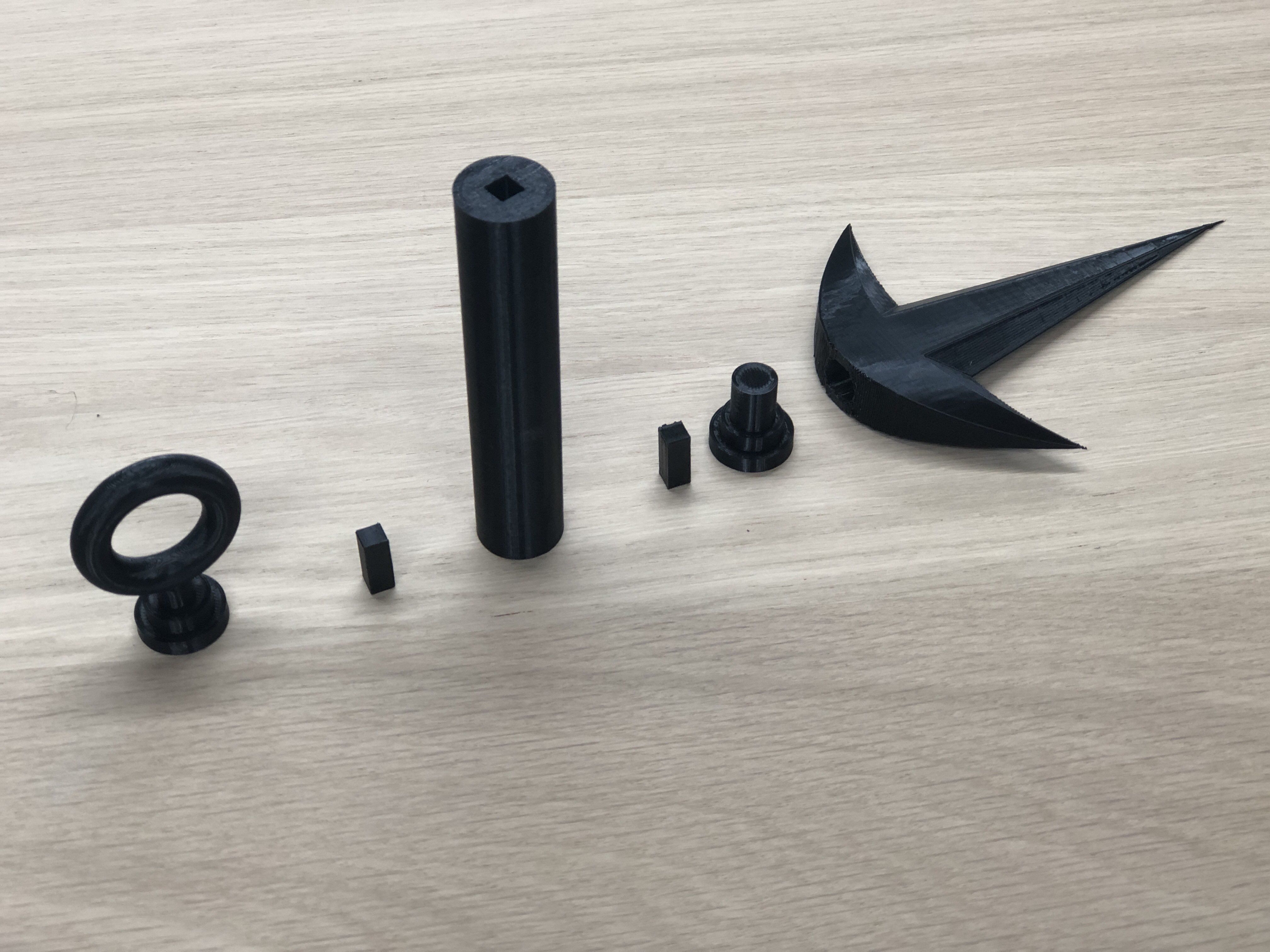 Replica of Minatos Kunai from Naruto anime 3D print model_10