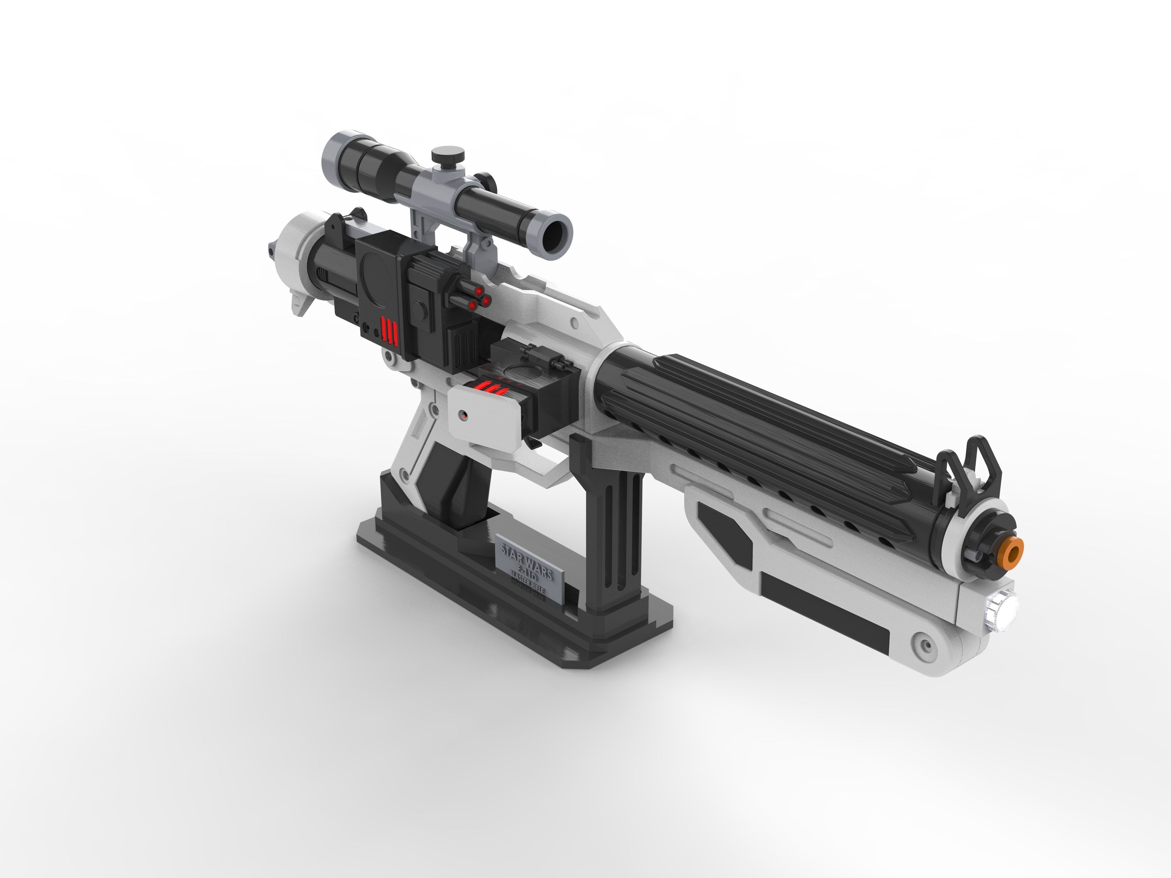  F-11D Blaster - Star Wars - Commercial - Printable - STL 3D print model_5