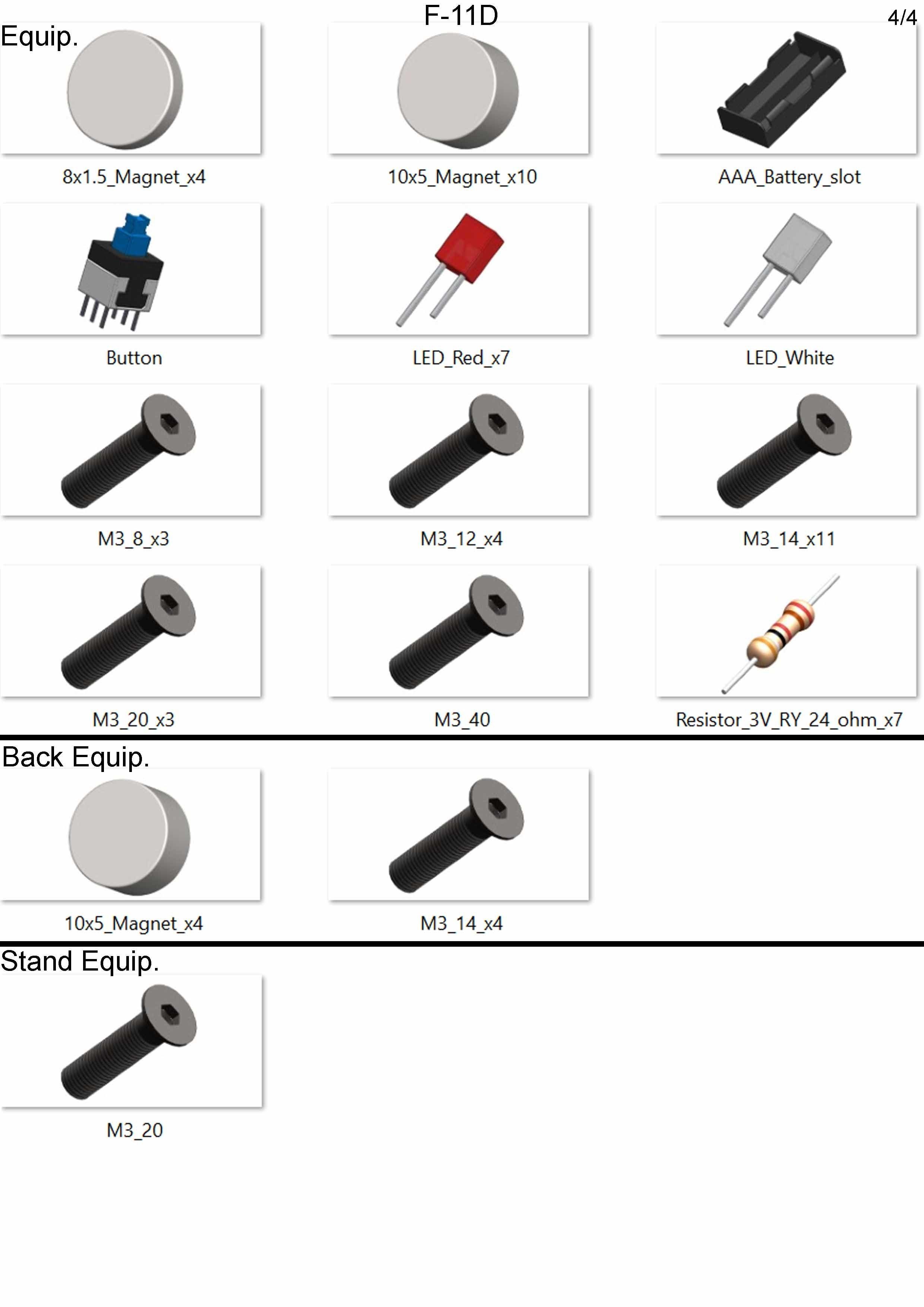  F-11D Blaster - Star Wars - Commercial - Printable - STL 3D print model_13