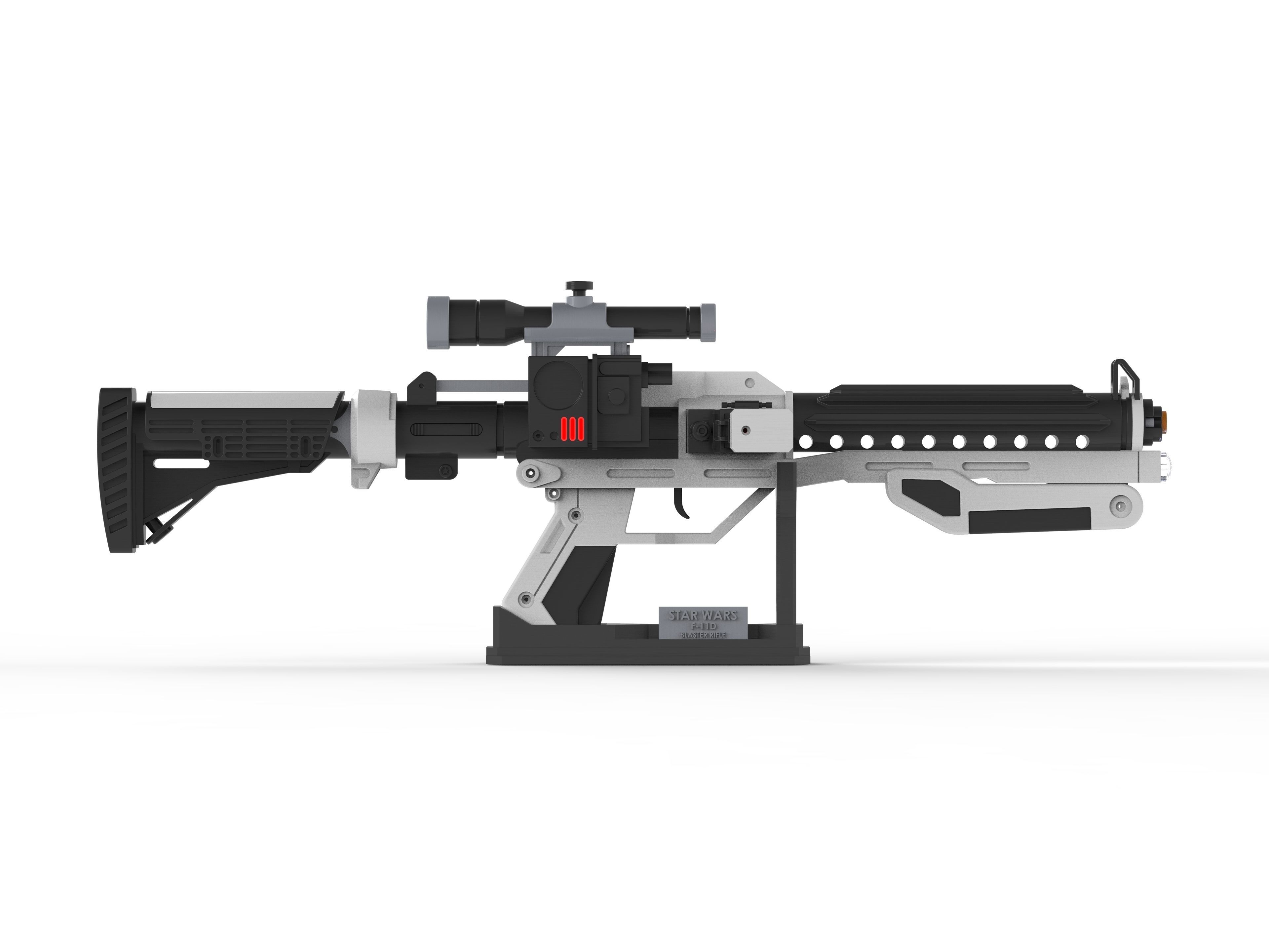  F-11D Blaster - Star Wars - Commercial - Printable - STL 3D print model_1